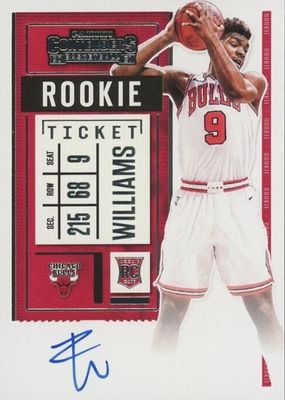 2020 Contenders #135 Rookie Ticket Auto Variation (Two Hands on Ball)