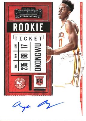 2020 Contenders #107 Rookie Ticket Auto Variation (Facing Right)