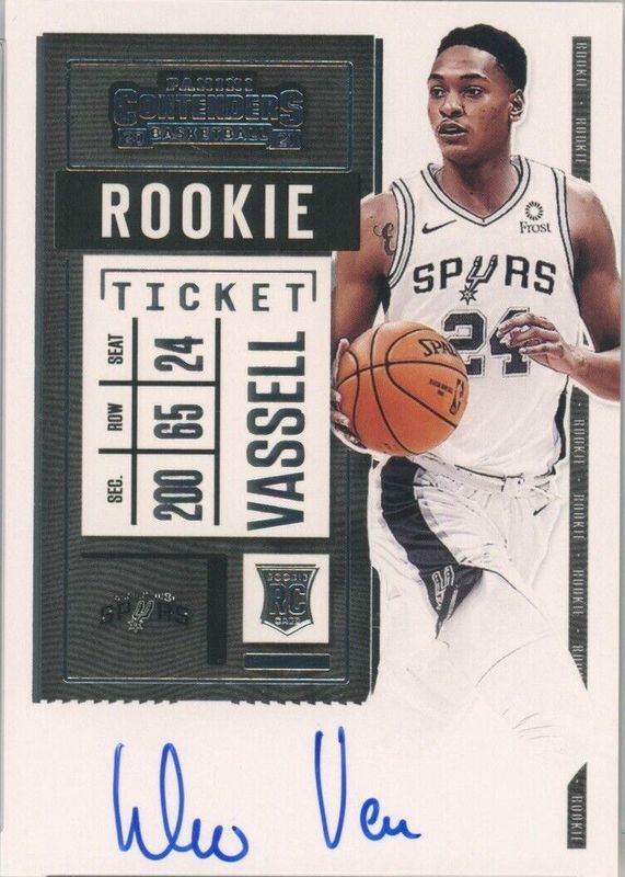 2020 Contenders #119 Rookie Ticket Auto Variation (White Jersey)