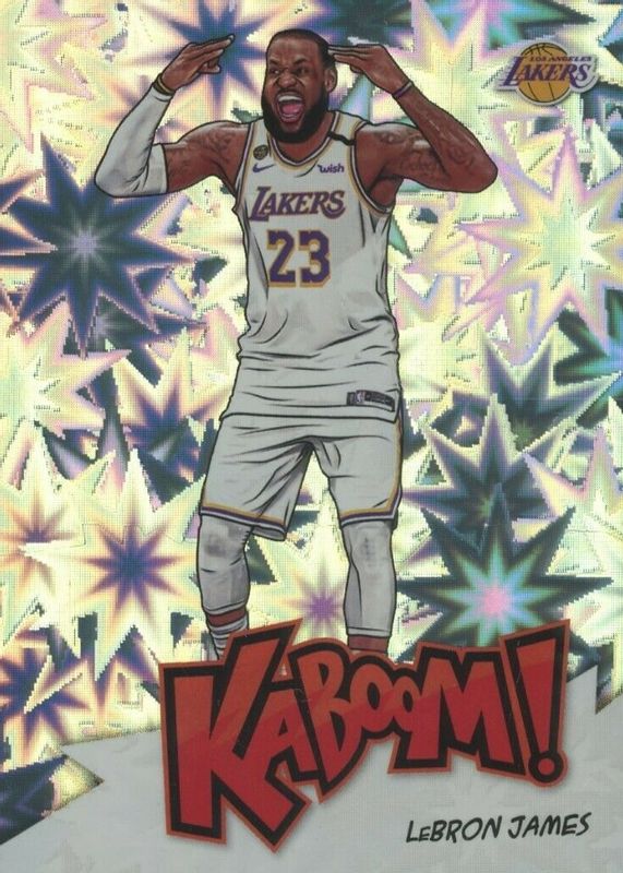 LeBron James 2020 Crown Royale #4 Kaboom! RAW