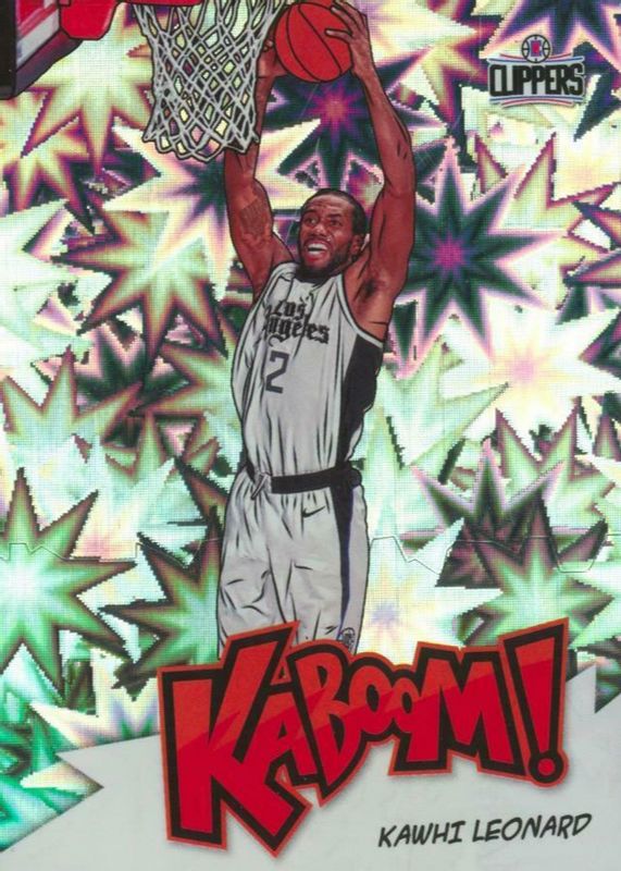 Kawhi Leonard 2020 Crown Royale #8 Kaboom! BGS 8