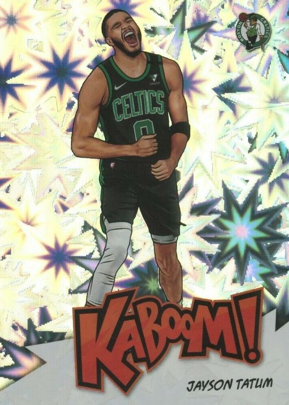 Jayson Tatum 2020 Crown Royale #18 Kaboom! SGC 9