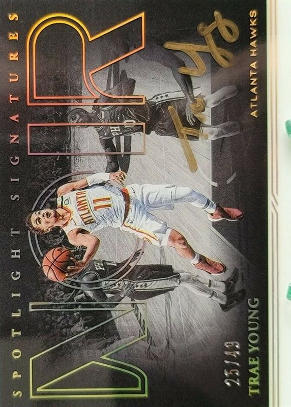 Trae Young 2020 Noir Spotlight Signatures /49 RAW