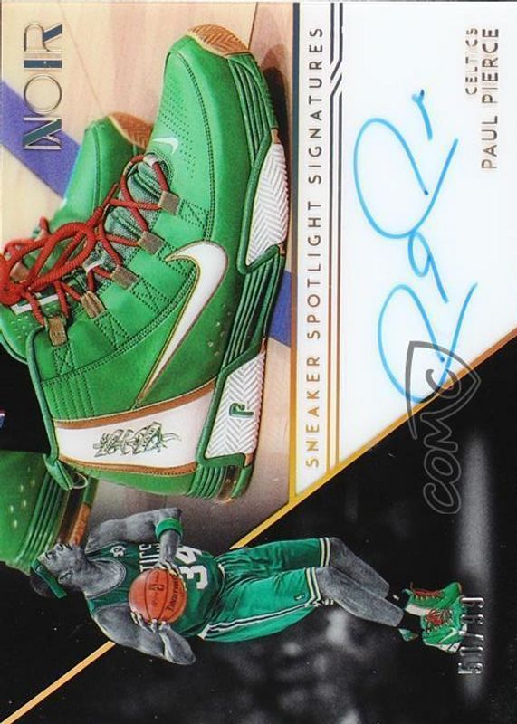 Paul Pierce 2020 Noir #SSP-PPE Sneaker Spotlight Signatures /99 RAW