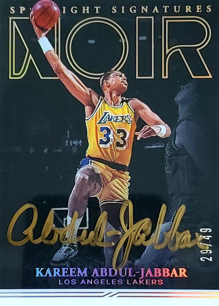 KAREEM ABDUL JABBAR Auto /35 Autograph PANINI TOTALLY
