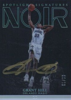 Grant Hill 2020 Noir Spotlight Signatures /99 RAW Price Guide ...