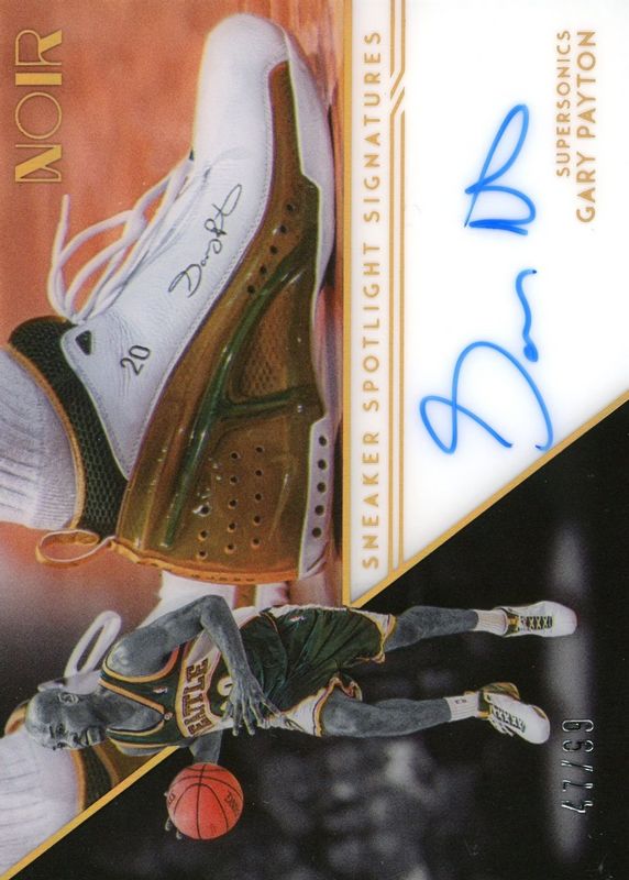 Gary Payton 2020 Noir #SSP-GPY Sneaker Spotlight Signatures /99 BGS 10 PRISTINE