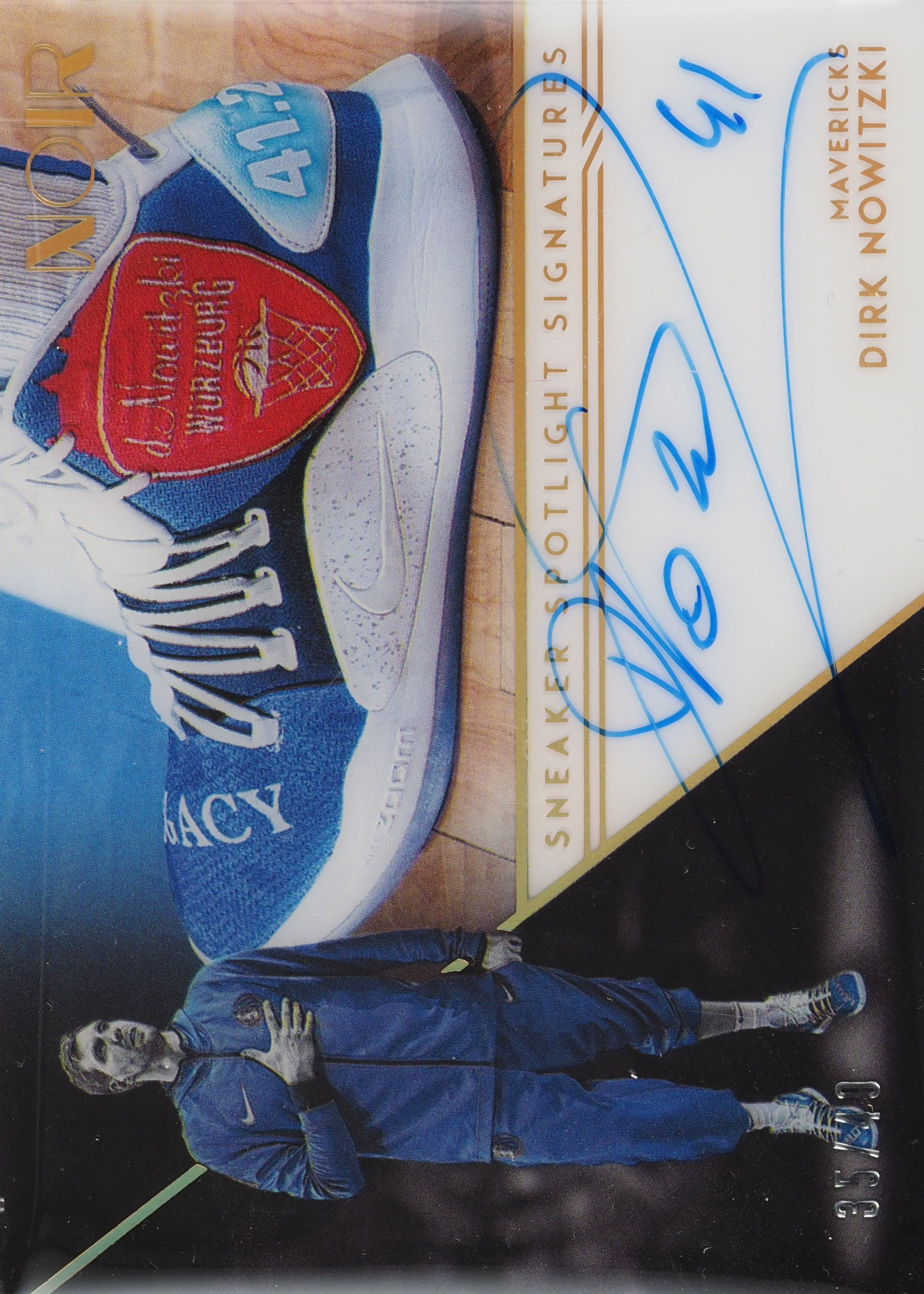 NBAカード Dirk Nowitzki 直書きサインカード 超絶レア/10枚限定 Auto 18-19 Panini Dirk Nowitzki ダーク