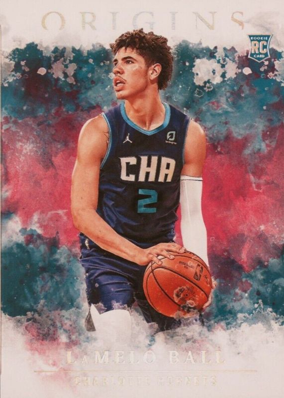 LaMelo Ball 2020 Origins #73 Red Rookie RAW