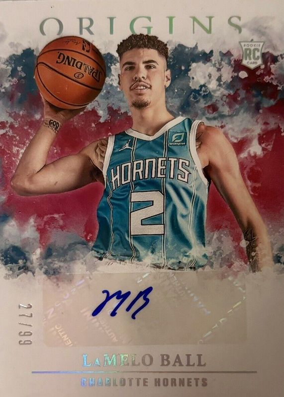 LaMelo Ball 2020 Origins #RA-BAL Rookie Autographs - Red /99 RAW