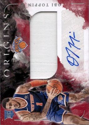 2020 Origins #RJA-TOP Rookie Jersey Autographs - Red /75