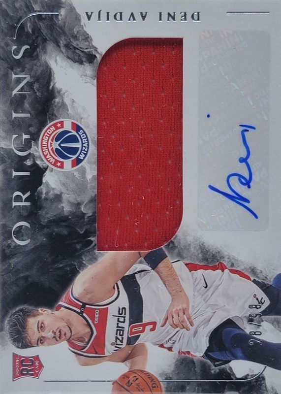 Deni Avdija 2020 Origins #RJA-AVD Rookie Jersey Autographs /99 PSA 10