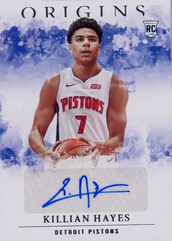 Killian Hayes 2020 Origins #RA-HAY Rookie Autographs Rookie SGC 10