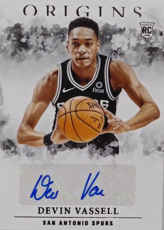 Devin Vassell 2020 Origins #RA-VAS Rookie Autographs PSA 10