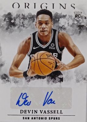2020 Origins #RA-VAS Rookie Autographs