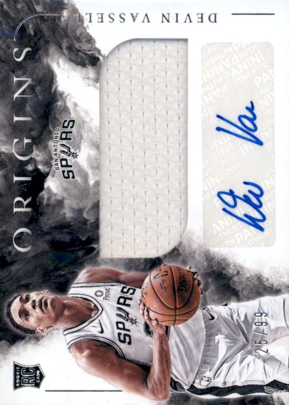 Devin Vassell 2020 Origins #RJA-VAS Rookie Jersey Autographs /99 RAW