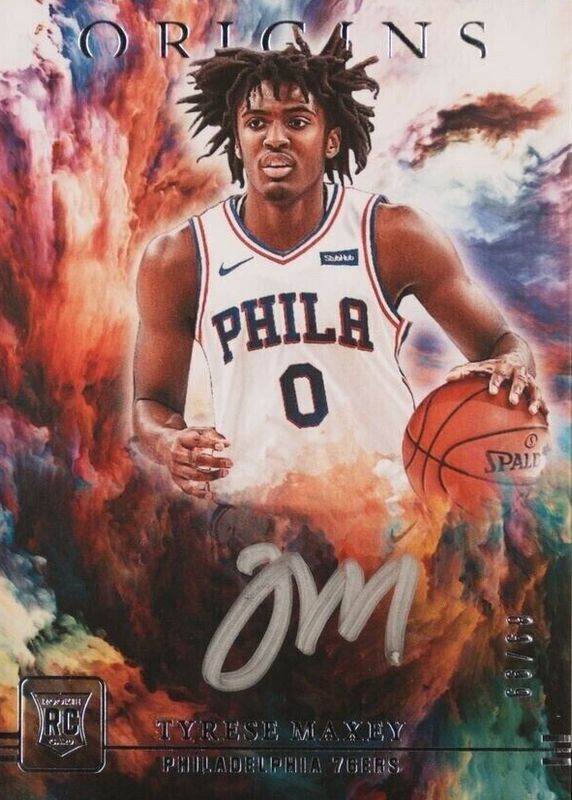 Tyrese Maxey 2020 Origins #OA-MAX Origins Autographs - Silver Ink /99 Rookie SGC 10