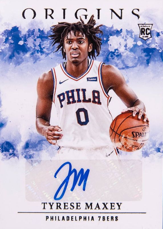 Tyrese Maxey 2020 Origins #RA-MAX Rookie Autographs Rookie SGC 8