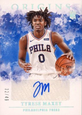 2020 Origins #RA-MAX Rookie Autographs - Blue /49