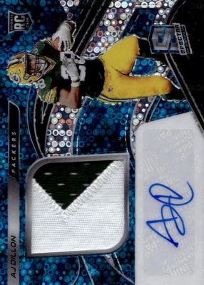 2020 Spectra #228 Rookie Patch Auto - Neon Blue /60