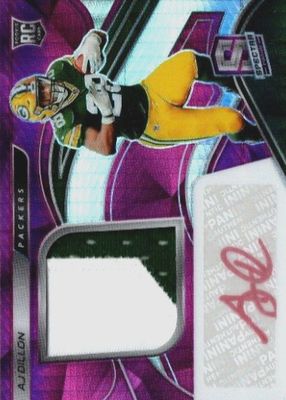 2020 Spectra #228 Rookie Patch Auto - Neon Pink /25