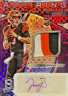 2020 Spectra #1 Aspiring Patch Autographs - Neon Purple (/15)
