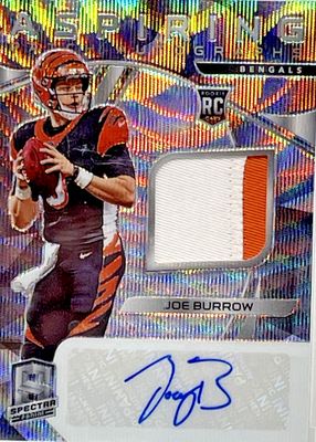 2020 Spectra #201 Rookie Patch Auto - Wave FOTL /25