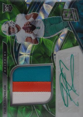2020 Spectra #202 Rookie Patch Auto - Neon Green /50