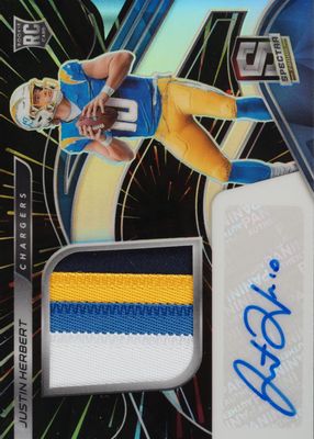 2020 Spectra #203 Rookie Patch Auto - Hyper /75