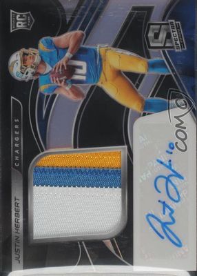 2020 Spectra #203 Rookie Patch Auto /99