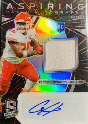 2020 Spectra #11 Aspiring Patch Autographs - Hyper (/75)