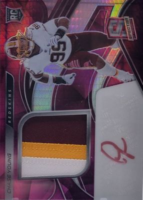 2020 Spectra #215 Rookie Patch Auto - Neon Pink /25