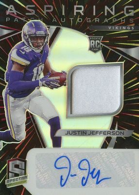 2020 Spectra #7 Aspiring Patch Autographs - Hyper (/60)