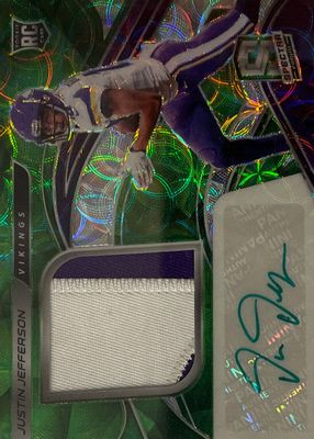 2020 Spectra #214 Rookie Patch Auto - Neon Green /50