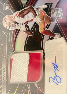 2020 Spectra #220 Rookie Patch Auto - Hyper /75