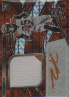 2020 Spectra #210 Rookie Patch Auto - Neon Orange /15