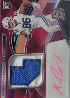 2020 Spectra #218 Rookie Patch Auto - Neon Pink /25