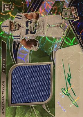 2020 Spectra #216 Rookie Patch Auto - Neon Green /50