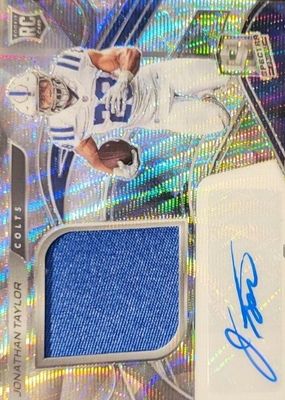 2020 Spectra #216 Rookie Patch Auto - Wave FOTL /25
