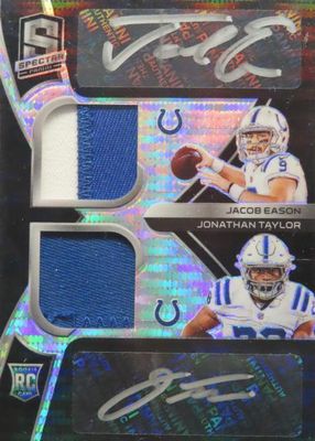 2020 Spectra #216 Rookie Patch Auto - Neon Black Light /10