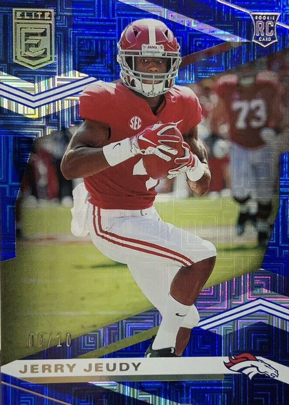 Jerry Jeudy 2020 Elite #103 Blue /10 Rookie SGC 10