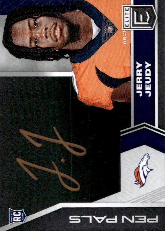 Jerry Jeudy 2020 Elite #PP6 Pen Pals Rookie RAW