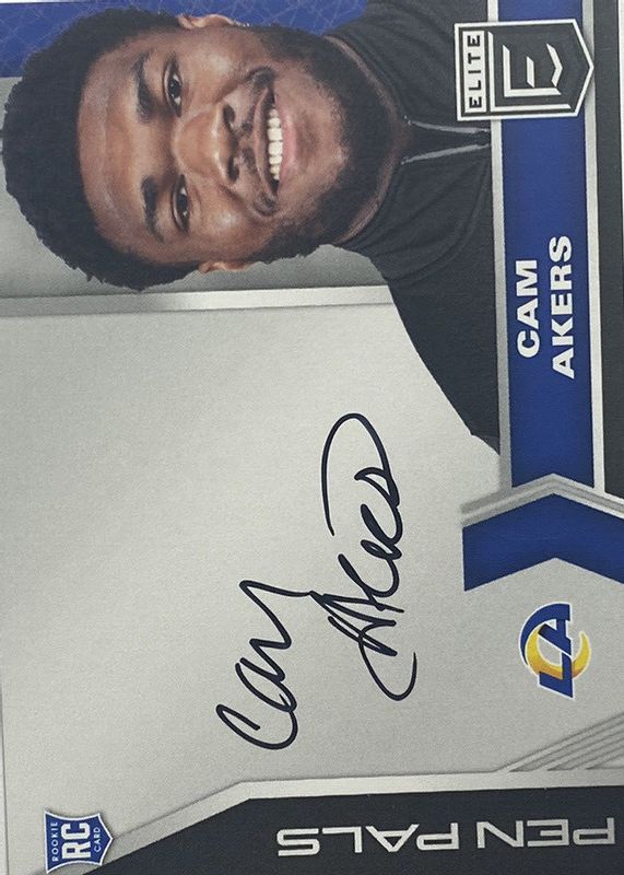 Cam Akers 2020 Elite #PP18 Pen Pals Rookie SGC 10