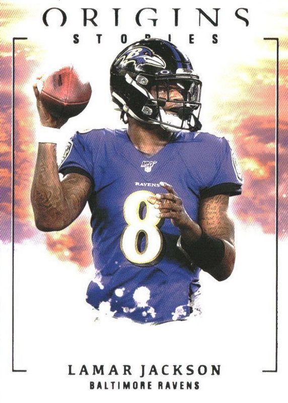 Lamar Jackson 2020 Origins #94 Origins Stories /(SSP) RAW