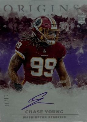 2020 Origins #RA-CY Rookie Autographs - Purple FOTL /17