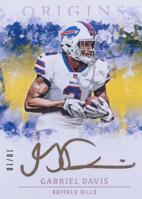 2020 Origins #RA-GD Rookie Autographs - Gold /10