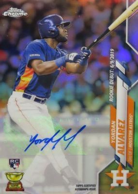 2020 Topps Chrome Update #RDUSA-YA Rookie Debut Autographs