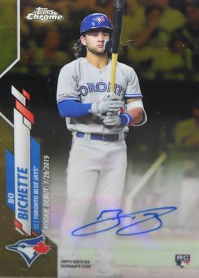 2020 Topps Chrome Update #RDUSA-BB Rookie Debut Autographs - Gold Refractor /50