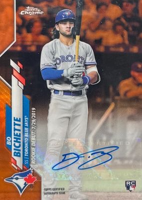 2020 Topps Chrome Update #RDUSA-BB Rookie Debut Autographs - Orange Refractor /25