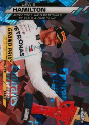2020 Topps Chrome Formula 1 Sapphire Edition #137 Grand Prix Winners (Spain)